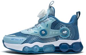 SNOOPY Противоскользящие и износостойкие дышащие низкие кроссовки для детей синего цвета для детей 3–7 лет