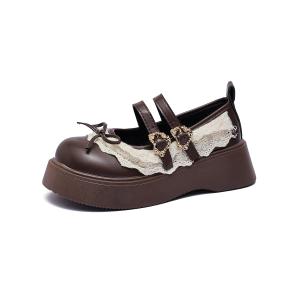 Cat Seven Seeks Коричневые женские туфли Мэри Джейн на платформе, цвет Brown