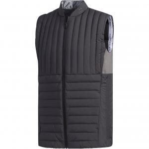 Adidas Мужской жилет, черный, с воротником-стойкой, средней жесткости, другие