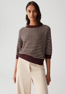 Джемпер OPUS BOXY FIT 3/ 4 SLEEVE TWO TONE, Dark Grape/Dark Purple