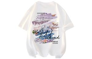 Футболка унисекс LA'T.WEEKEND, благородный красный