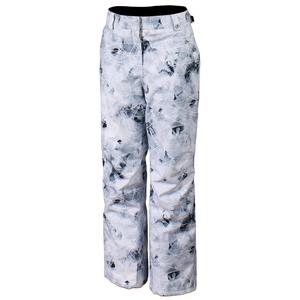 Утепленные лыжные брюки Karbon с радужным принтом (женские) - зима 2025 года, Black and White Print