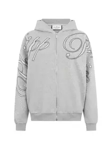 Толстовка на молнии Philipp Plein, серый