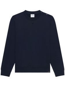 Courrèges флисовая толстовка на пуговицах, синий