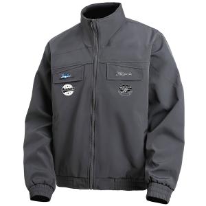 Куртка Unisex Stand Collar Thickened HUANQIU, серый