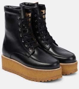 Кожаные сапоги Дэвида Gabriela Hearst, черный