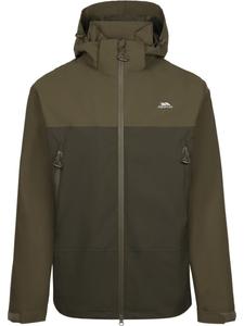 Куртка-дождевик "Fahamore Outdoor Jacket" зеленого цвета Trespass