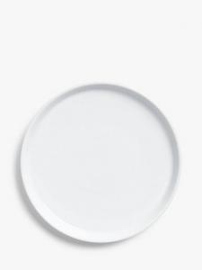Фарфоровая тарелка Dine с плоским краем John Lewis, 21.5cm, White