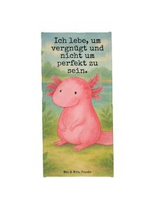 Mr. & Mrs. Panda Спортивное полотенце с милым рисунком аксолотля и надписью пастельно-серого цвета