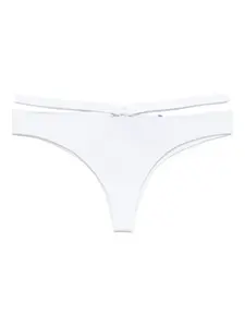 Трусики-бикини с вырезами Maison Close, белый