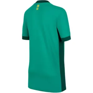 Детская футболка с круглым вырезом Moderate Nike, bright зеленый/canyon зеленый/белый