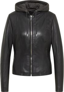 Кожаная куртка MUSTANG Between-Season Jacket, черный