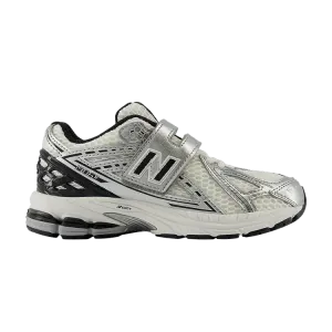Кроссовки New Balance 1906R Hook & Loop Little Kid Wide Silver Metallic Black, серебряный
