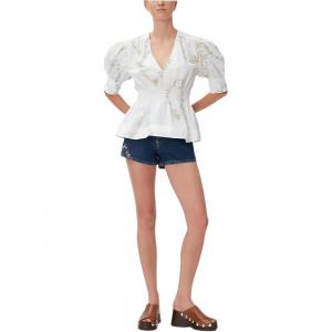 Футболка женская белая GANNI