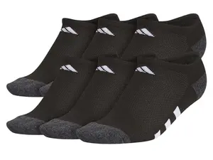 Носки Athletic Cushioned Kids' No Show Socks - 6 Pack Adidas, цвет multicolor