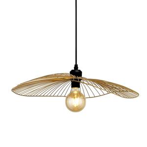 Подвесной светильник searchlight Wave Wire, сталь - 1-световой - золото