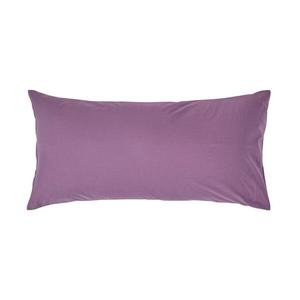Наволочка Homescapes Fadendichte 200, 40x1x80 см цвет traube/lila