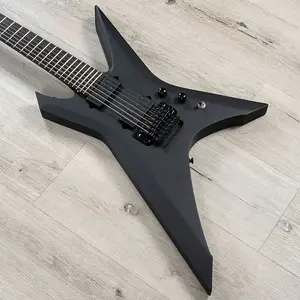 Гитара Ibanez Iron Label XPTB720 Xiphos с 7 струнами, звукосниматели DiMarzio, черный матовый