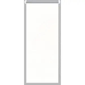 Рулонная штора с боковым управлением, затемняющая, энергосберегающая, без сверления, 1 шт. Good Life, белый/серебристый