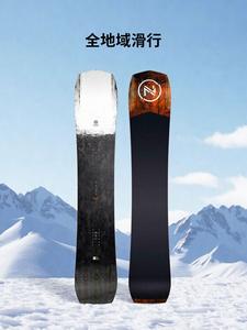 Nidecker Швейцарский сноуборд, высококлассный универсальный сноуборд для женщин, Thruster Classic Black And White, 159 см