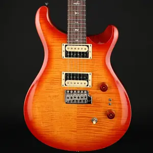 PRS SE Custom 24-08 в цвете Vintage Sunburst с чехлом