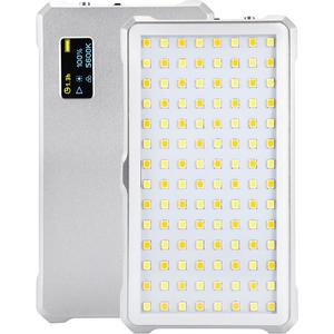 LituFoto F12 Портативный двухцветный светодиодный видеосвет (серебристый)