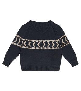 Свитер Baby Mieke 1 + in the Family, темно-синий