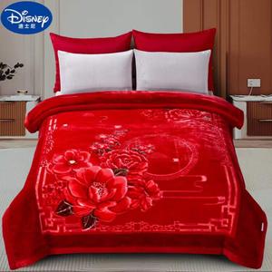 Disney Одеяло 200х230 см, вес 5 кг, велюр, цвет Huahao Yueyuan Dahong