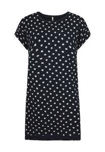 Ночная рубашка с коротким рукавом и круглым вырезом, женская SHORT STORIES, темно-синий