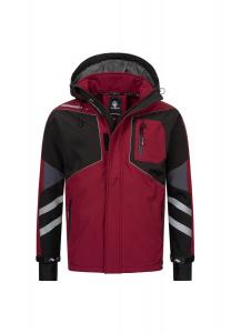 Куртка софтшелл ветровка софтшелл Rock Creek, винно-красный