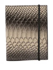 Кошелек с тиснением под кожу змеи Sapio, серый
