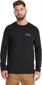 Timberland PRO мужская футболка с длинным рукавом и светоотражающим логотипом, Black