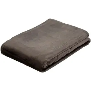 Покрывало Memphis в замечательных однотонных цветах, уютный плед Gözze, коричневый