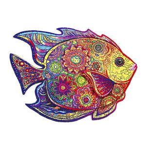 Деревянный пазл Блестящая рыбка 198 шт. Twoje-Hobby