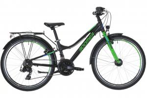 Детский велосипед Boomer RACER 24 - 24 дюймов - Diamant - 2024, цвет Schwarz|black/green/blue