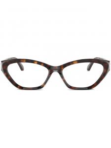 Versace Eyewear очки с декором Medusa, коричневый