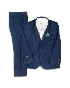 Костюм-двойка для мальчиков Stretchy Mod - Little Kid, Big Kid Appaman, синий