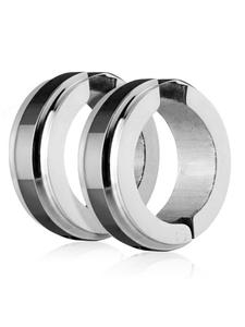 Bungsa Черные серьги-гвоздики