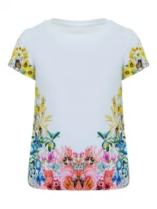 Футболка с принтом из коллаборации с Mary Katrantzou Lapin House, белый