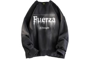 Унисекс свитшот FUERZA, темно-серый