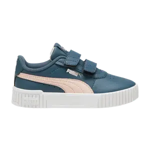 Кроссовки Carina 2.0 Velcro Little Kid, цвет Grey Skies Island Pink