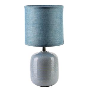 Настольная лампа, синяя, 10/14/28,5 см, керамика Mondex, синий