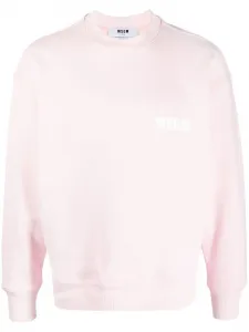 Толстовка с логотипом MSGM, розовый