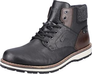 Мужские классические ботинки Rieker до щиколотки, черный