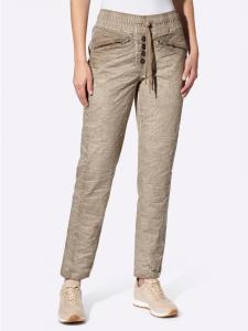 Брюки-карго бежевого цвета Heine