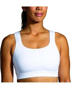 Бюстгальтер Brooks Convertible 2.0 Sports Bra, белый