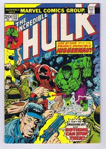 Incredible Hulk #172 "Juggernaut Appearance (MARVEL COMICS)