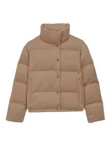 Стеганая куртка с нашивкой-логотипом Rethinkit Studios, коричневый