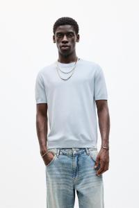 Трикотажная футболка с коротким рукавом Pull And Bear, мультиколор