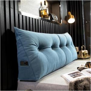 Треугольная подушка-клин COZMAX для поддержки спины и чтения в кровати, цвет C, 100 см (39 дюймов)